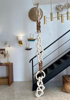 ELO DE ALGODÃO E CONCHAS